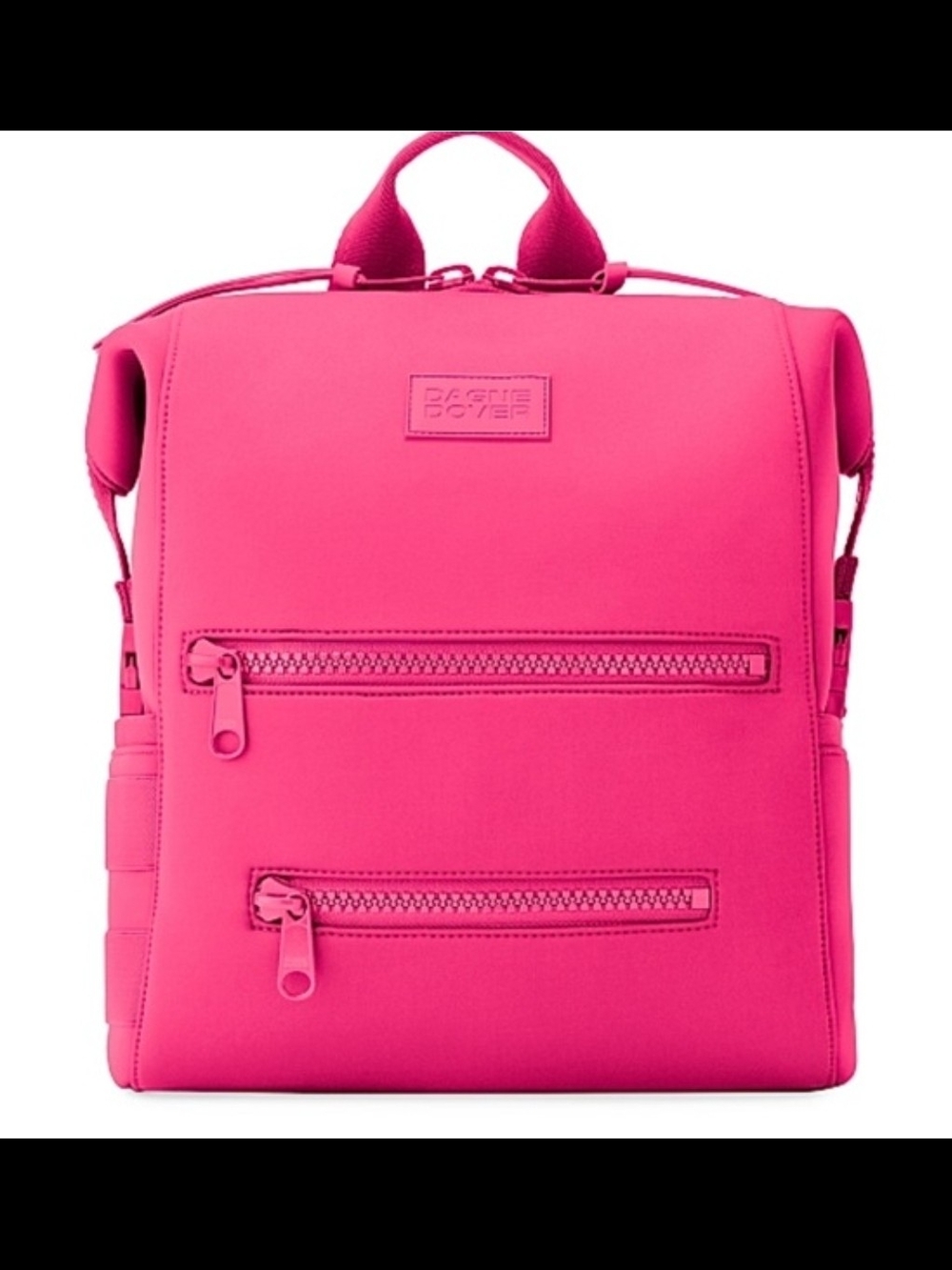 Dagne Dover Neon Pink Backpack Tote Hard To Find Color